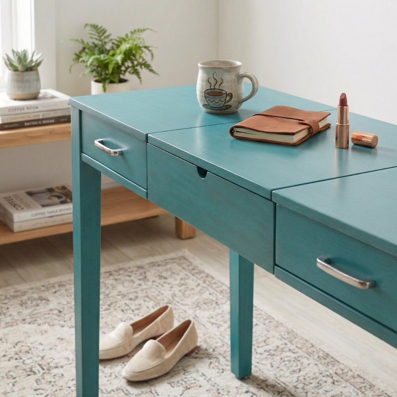 Mccollum Vanity, Turquoise