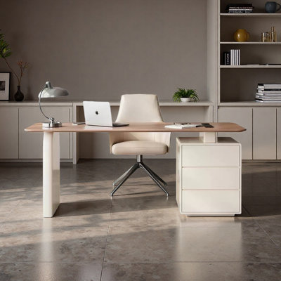 Bureau de rangement durable laqué
