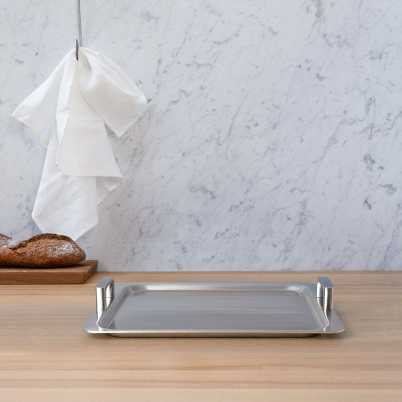 Ron 12.75 in. Stainless Steel Rectangular Griddle