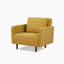 Fauteuil en polyester l 36,6 po Lekha-78968926