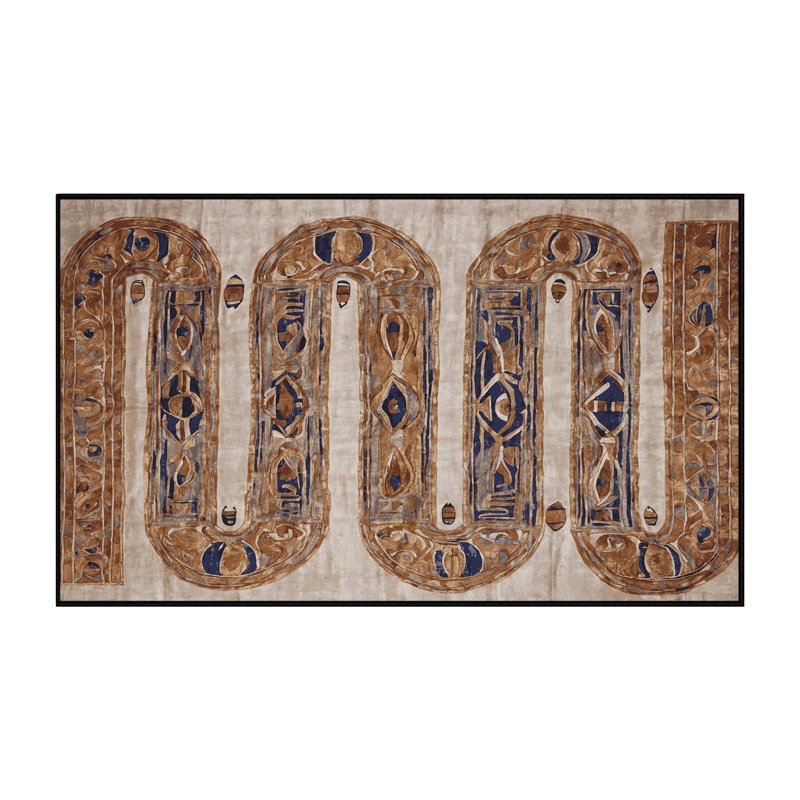 Tapis brun lavable à la machine, Tapis de couloir 2 pi x 5 pi
