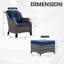 Chaise longue d'extérieur en osier Anahit-1544619438