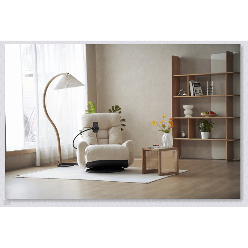 Adjustable Head And Waist Game Chair, Lounge Sofa For Living Room, Comfortable And Functional Seating Solution, Beige