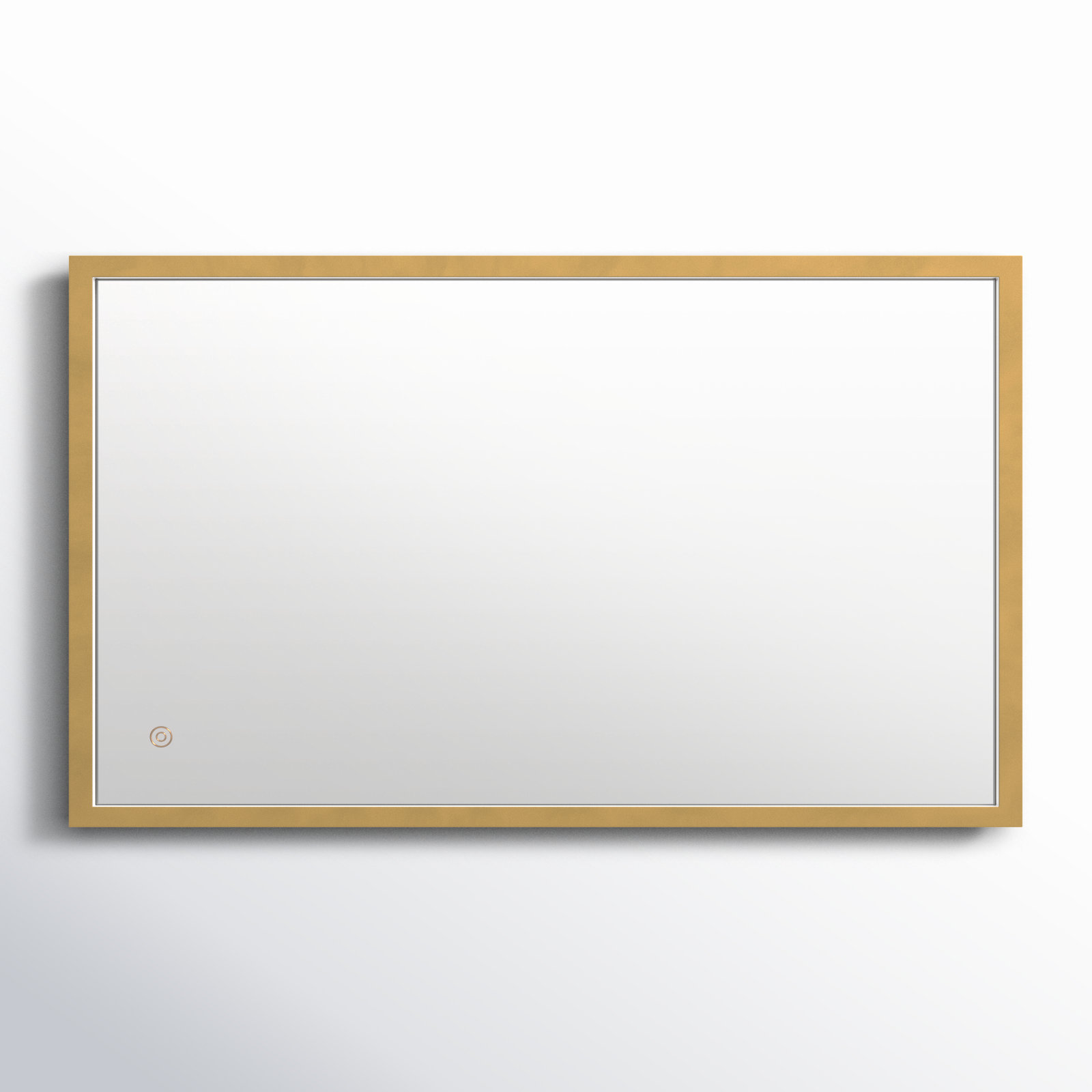 Piche Aluminum Mirror, Brass, 18" x 30"