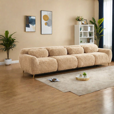 Extra-large Modular Sofas, Plush Fabric Comfort, Modern Style For Home Theater