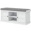 Banc d'entrée, banc de rangement pour chaussures avec siège rembourré