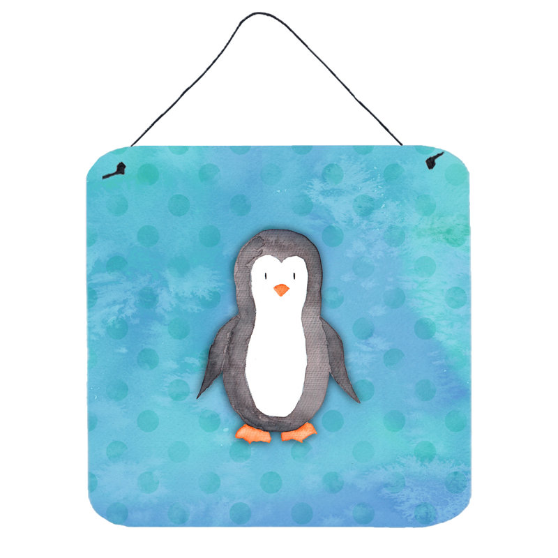 Décoration murale polkadot pingouin