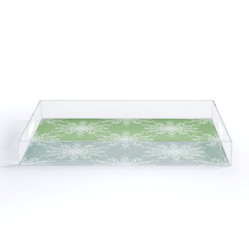 Plateau de table basse Snow Sage, H 1,75 po x l 15,5 po x L 12 po