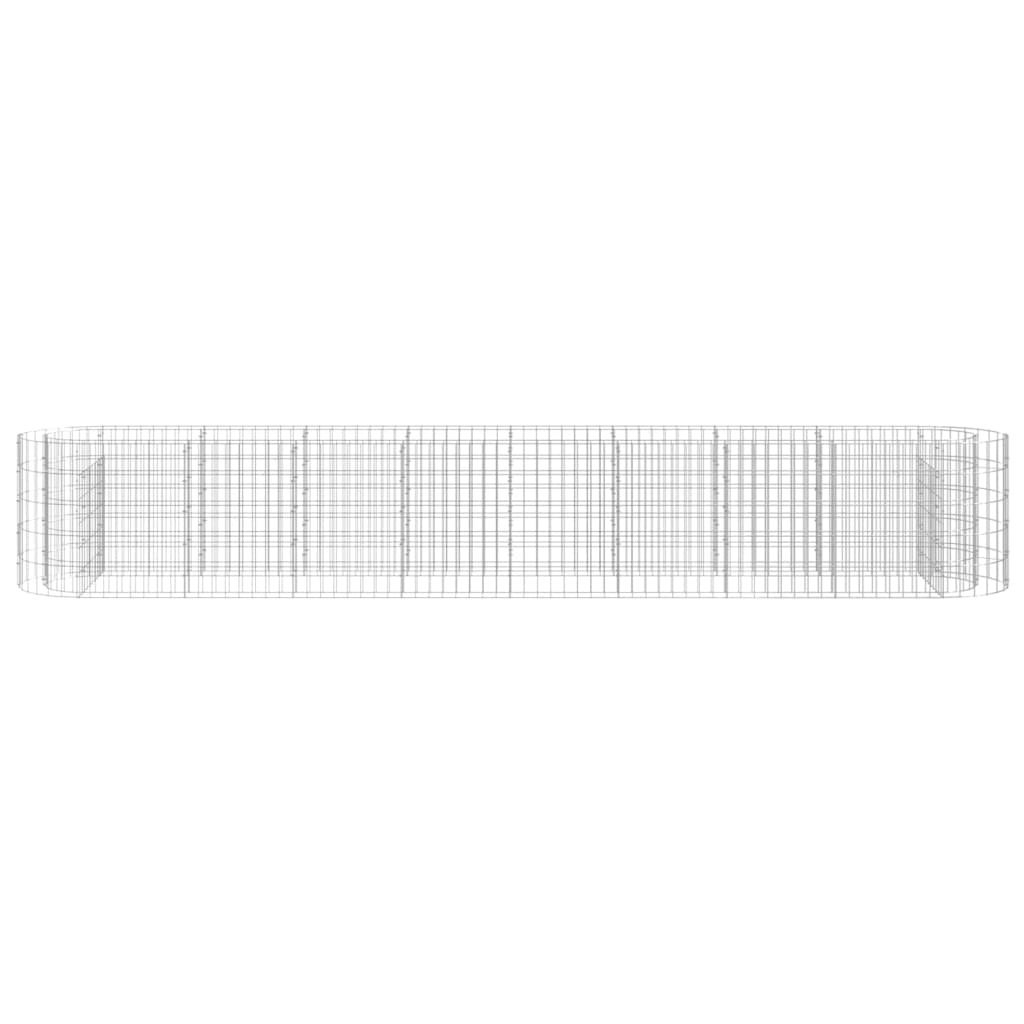 Dakota Fields Gabion Raised Bed Galvanised Iron