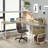 L-Shaped Metal Base Computer Desk-965506813-965506815