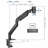 Heavy-Duty Single Monitor Desk Mount With Gas Spring Arm