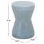 Table d'appoint ronde en béton l 12,2 po Zenni-125422421