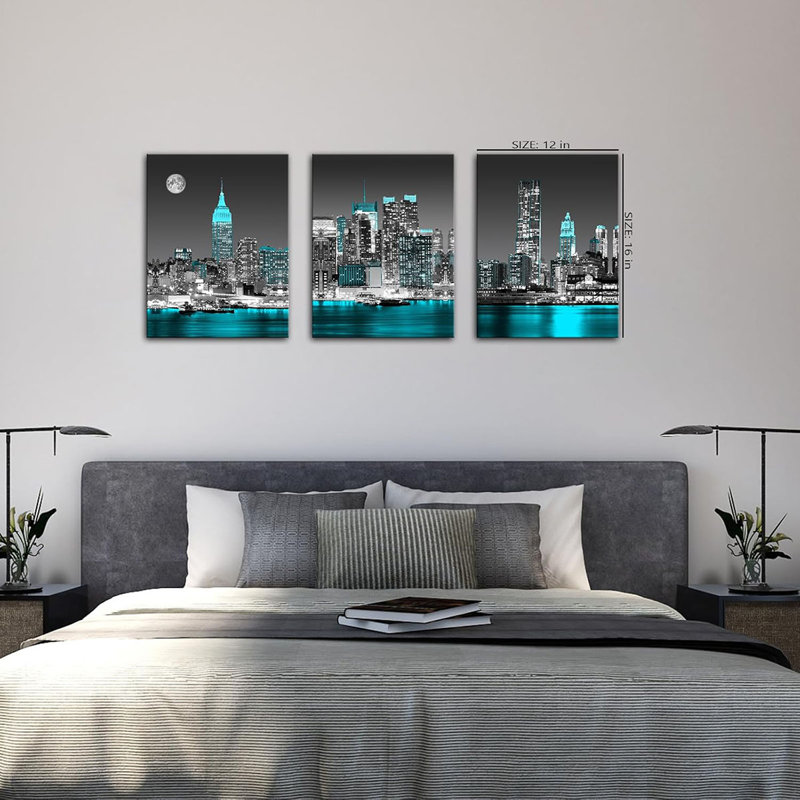 3 Piece Wrapped Canvas Print
