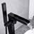 Modern Floor Mounted Tub Filler With Waterfall And Portable Hand Shower - Stainless Steel Rust Bathroom Mount Spout Foldable Accessory-118034436