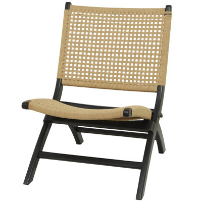 Wood Handmade Woven Accent Chair