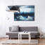 «Abstract City Reflection» sur toile tendue