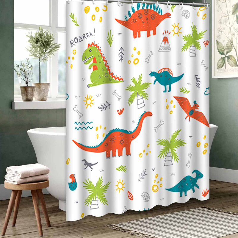 Rideau de douche crème imperméable, rideaux de douche pour la salle de bain avec 12 crochets, L 72 po x l 78 po