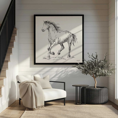 Reproduction d'art sur toile, "Trot" par Anne Tavoletti