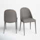 Brennon Upholstered Side Chair in Gray