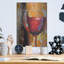 Winston Porter «Vino» par St. Hilaire Elizabeth, art mural en métal-868567814