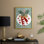 «Christmas Holiday Art» DCCDV, reproduction d'art encadrée - bois massif