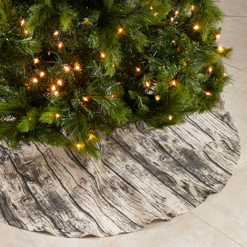 Jupe d’arbre de noël grain print