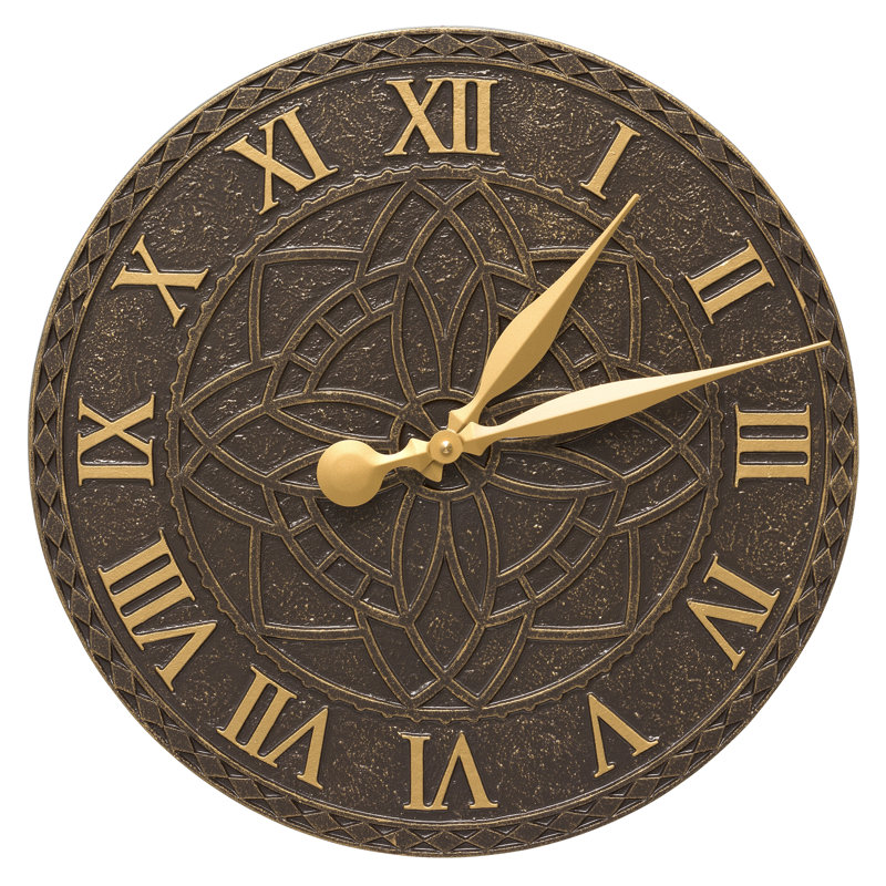 Artisan 16" Wall Clock, French Bronze
