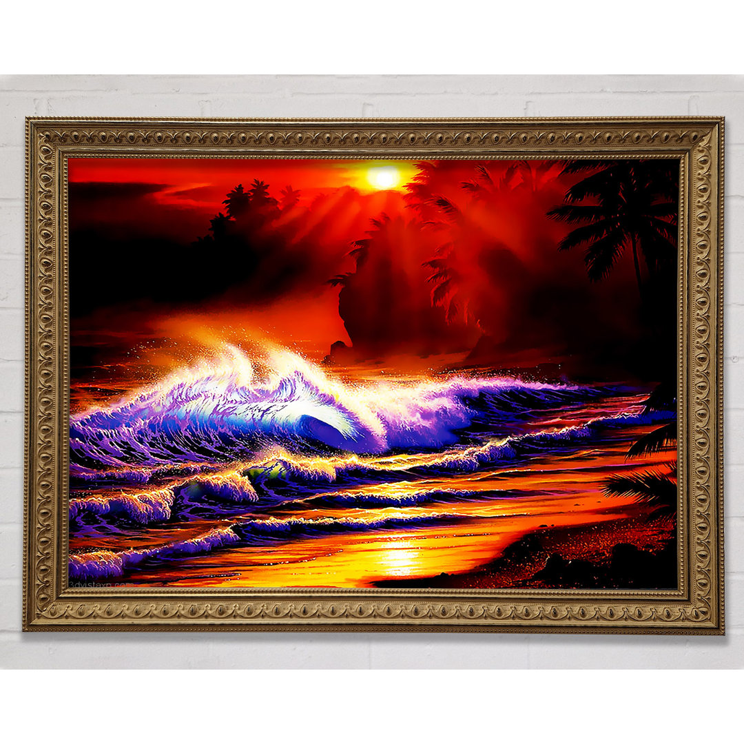 Red Paradise Surf - Druck