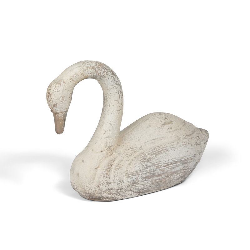Sculpture jardin cygne