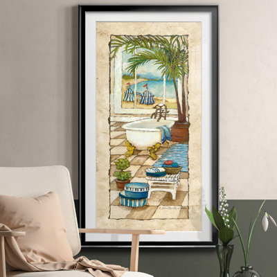 Jour au paradis II - peinture encadrée