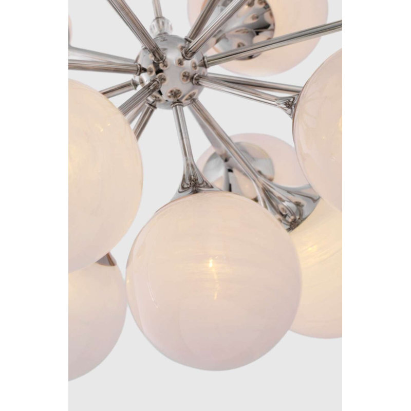 Cristol 17 - Light Chandelier, Polished Nickel