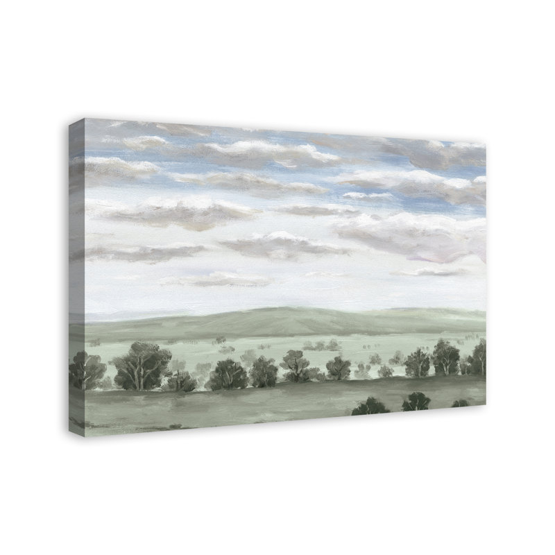 Sage Hills - peinture sur toile tendue