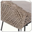 Ensemble de 2 tabourets de bar en rotin PE Robuste, durable, élégant, pratique et polyvalent