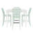 Ariarna 5-piece Square Counter Height Dining Set-1119018620