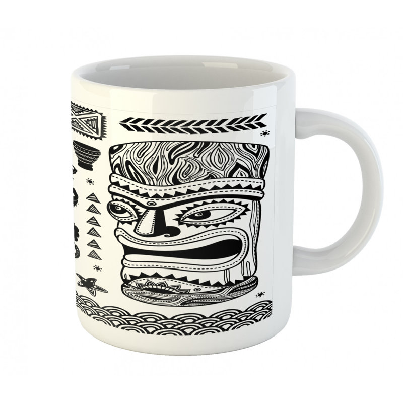 Grande tasse à café bar tiki