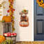 29.75"H Fall Metal Highland Cow Yard Stake Or Wall Décor Or (KD, Two Function)