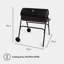 VonHaus 87cm W Charcoal Grill