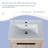 Jeliana 24'' Single Bathroom Vanity with Ceramic Top，2 Soft Close Doors and 1 Adjustable Shelf-1157815342
