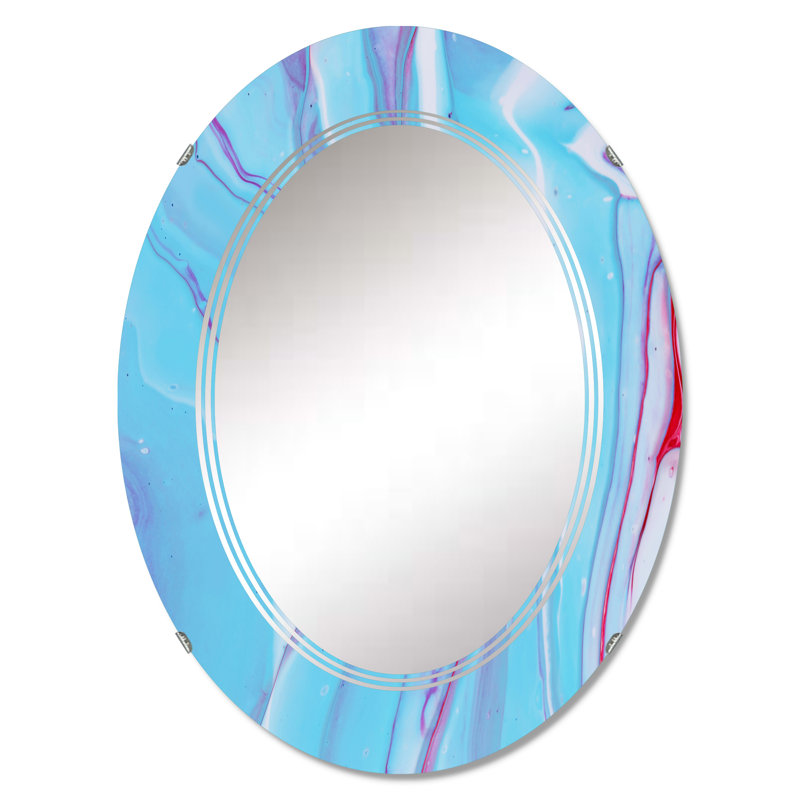 Miroir de salle de bain ovale mural, 30 po x 20 po