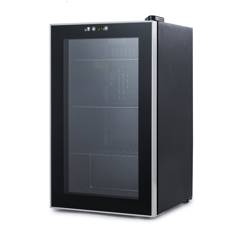 BLACK+DECKER 2.4 Cu. Ft. Beverage Cooler, Beverage Fridge with 76-Can Capacity
