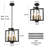 Kandras 4 - Light Dimmable Square / Rectangle Chandelier-5587512