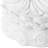 16" Peaceful Meditating Gloss White Buddha Statue-191112436