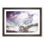 The Great Horned Owl in Abstract - Picture Frame Painting Print-55737865-55737866