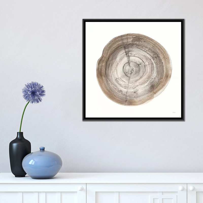 « counting the years iv », impression sur toile, H 18 po x l 18 po x P 1,5 po, Toile avec cadre noir, Pas de tapis
