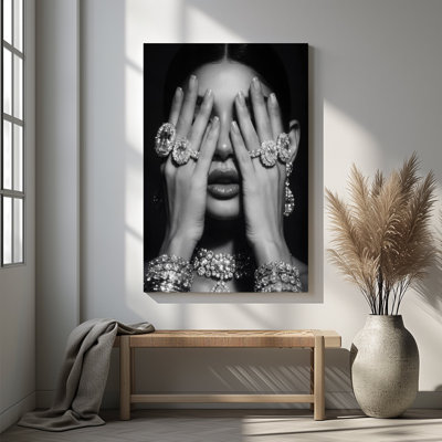 1 pièce, impression sur toile encadrée, mode femme, affiches, impression sur toile, peinture pour salon, chambre, bureau, salle de bain, dortoir, prêt à accrocher