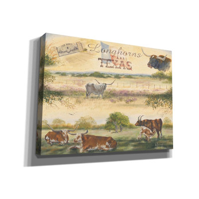 «Texas Collision V» par Pam Britton, art mural sur toile