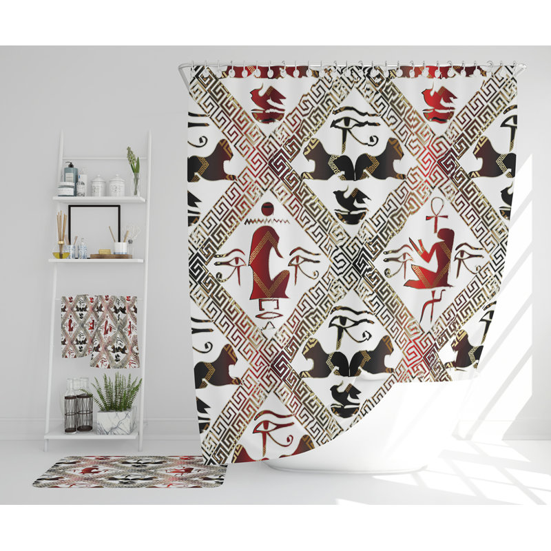 Nesean Polyester Shower Curtain Set