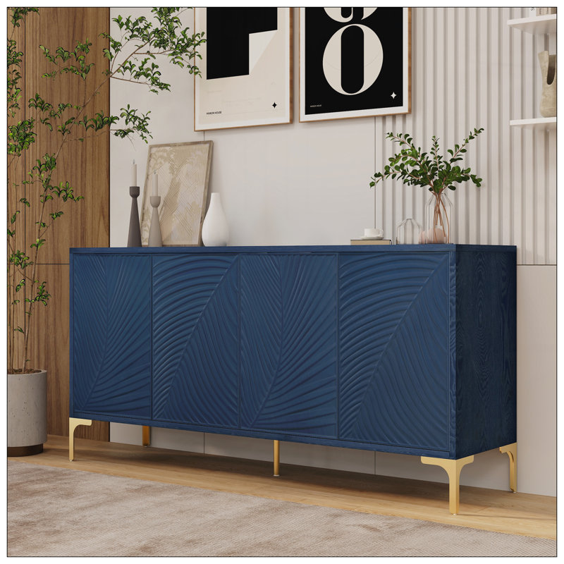 Buffet moderne pour le salon, Bleu clair