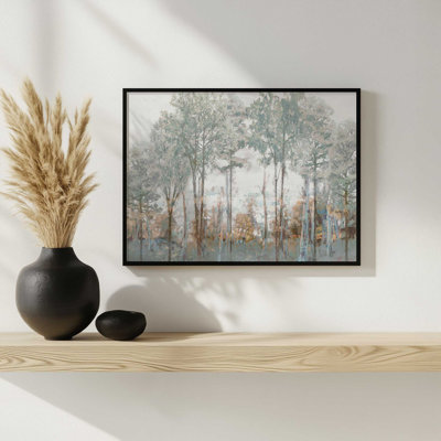 Silver Woods by Amber Sterling Art Print