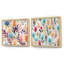 Douglasville - Ensemble de 2 collages carrés botaniques abstraits-102162922-102162926